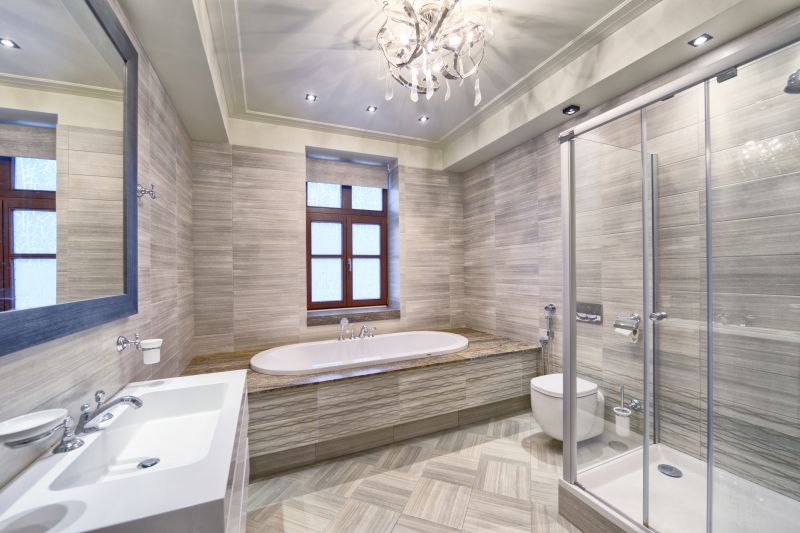 Contemporary Tub Area